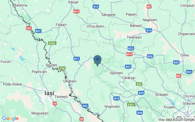 Kaart met locatie Plaiul Fagului